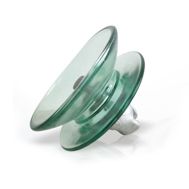 Why are glass insulators preferred for power lines?