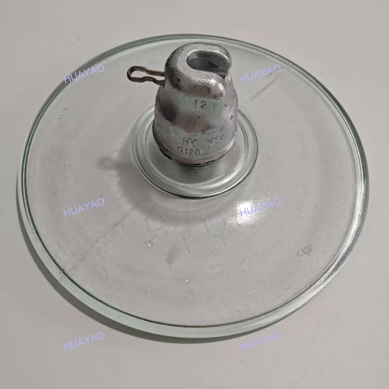 160kN open air profile disc suspension glass insulator
